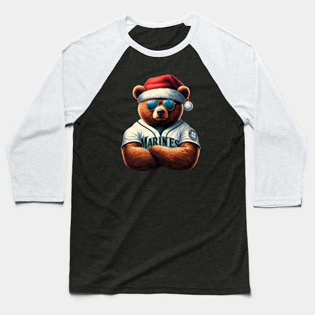 Seattle Mariners Christmas Baseball T-Shirt by Americansports